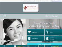 Tablet Screenshot of hollanddentalcare.com